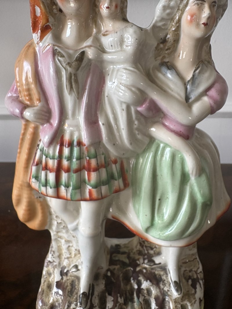 Antique Victorian Staffordshire Figure - Image 9